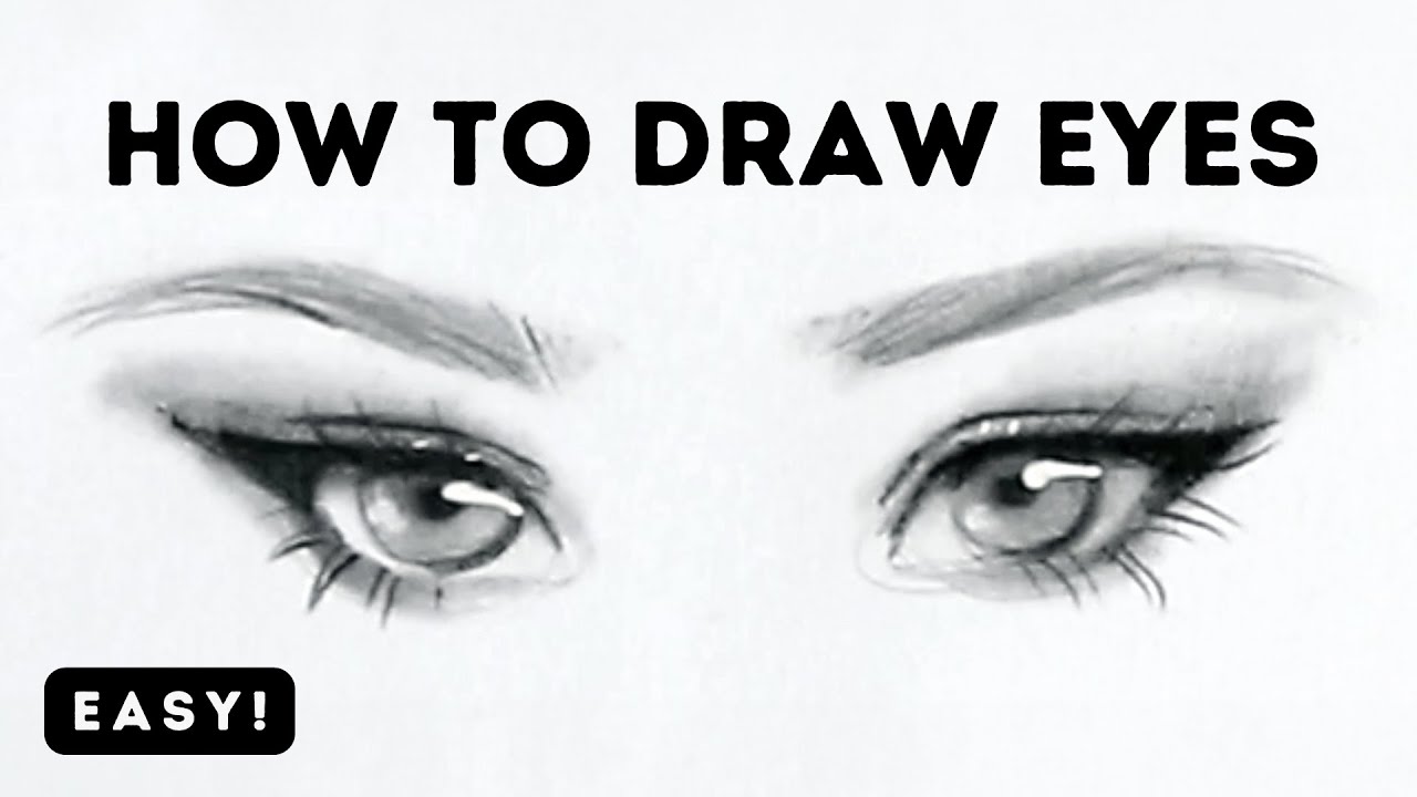 How to Draw Eyes - Step by Step Tutorial!