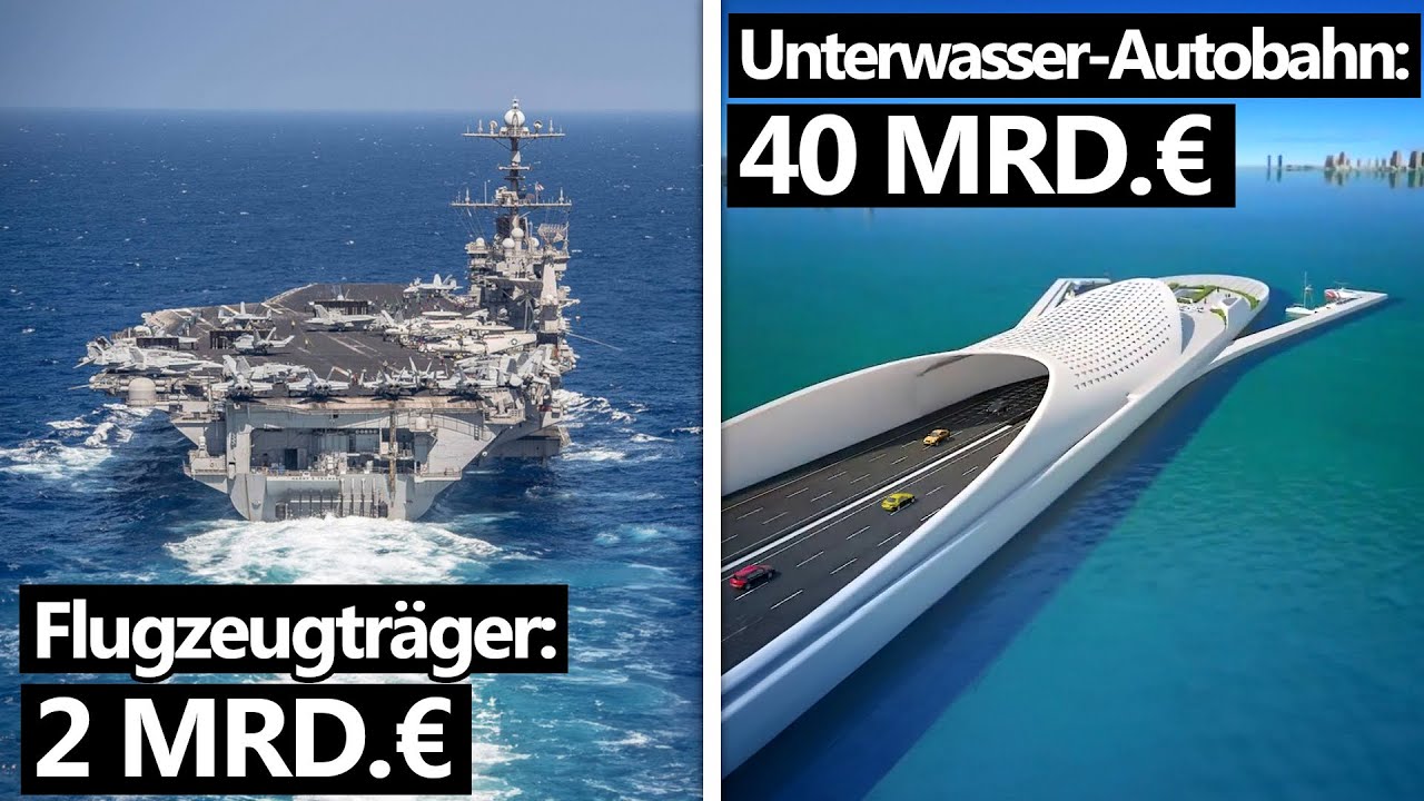 Die teuersten Megaprojekte, die Deutschland aktuell baut