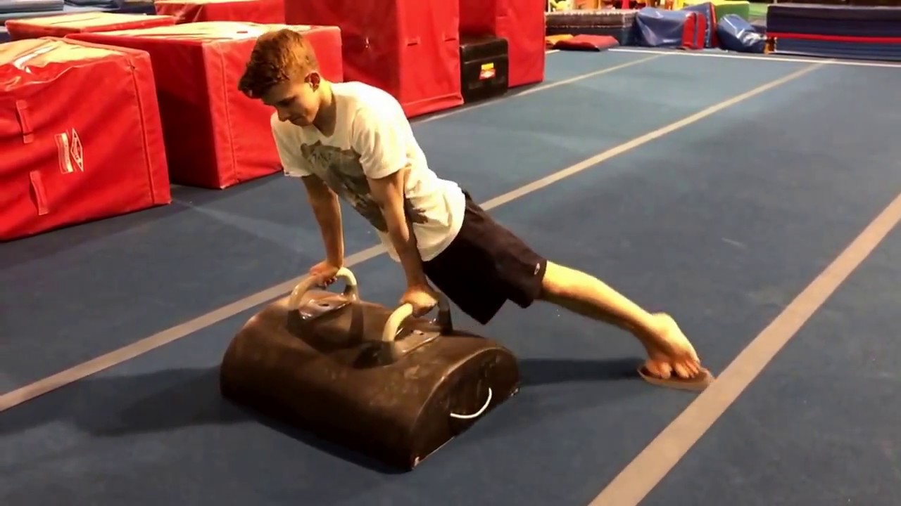 Pommel Horse Circle Drill with Sliders