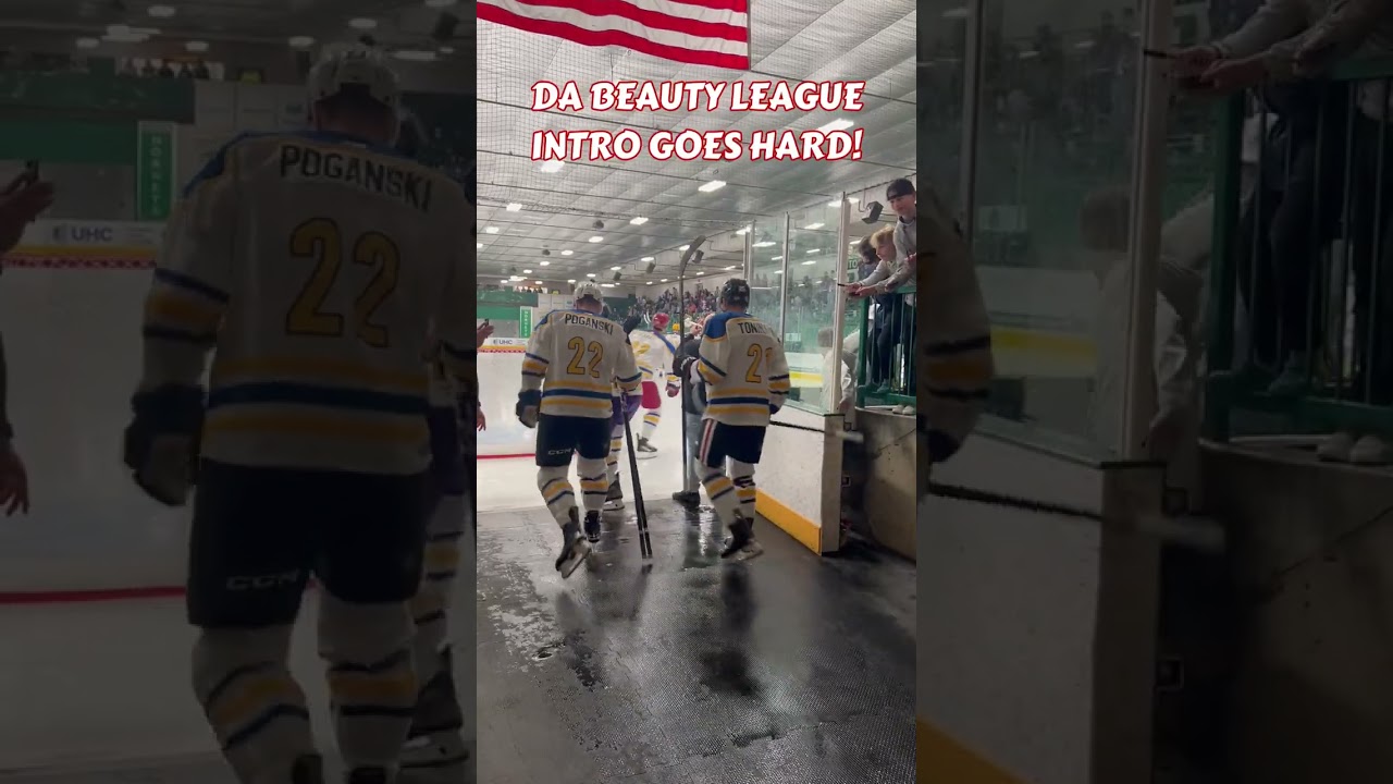 A live trumpeter welcoming you onto the ice is tough! 🔥 