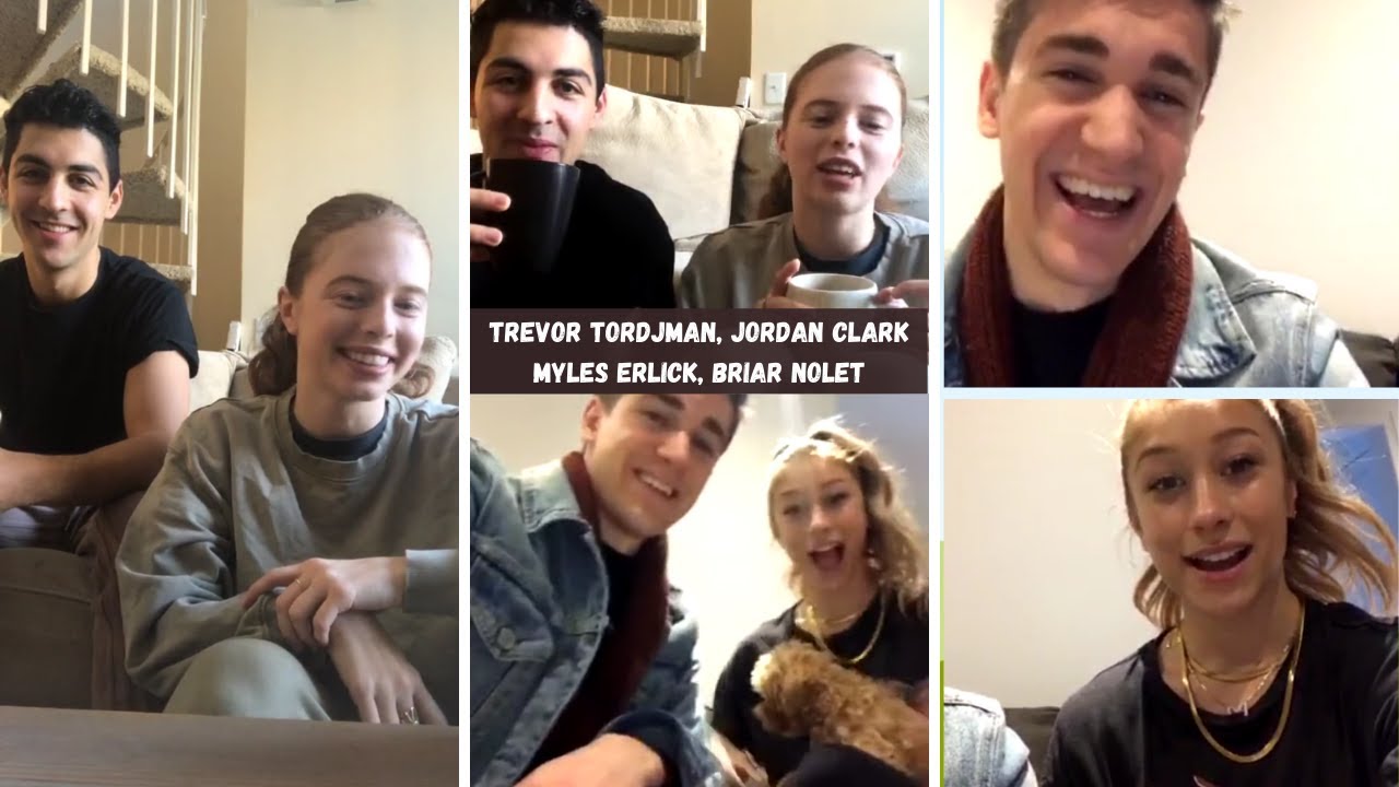 Briar Nolet, Myles Erlick, Trevor Tordjman & Jordan Clark Instagram live - December 17th 2020 #2