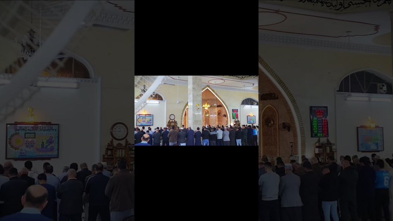 شيخ علاء إمام وخطيب جامع محمد رسول الله ﷺ في زيونة 716-بغداد-العراق