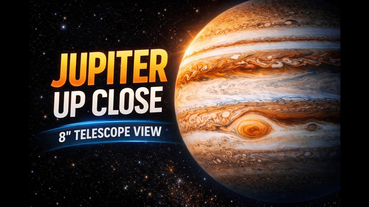 how to image Jupiter with a dobsonian telescope in your backyard!