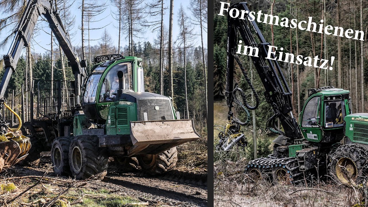 Forstwirtschaft 2021 | Harvester und Vorwarder im Einsatz! | Landwirtschaft Nordhessen