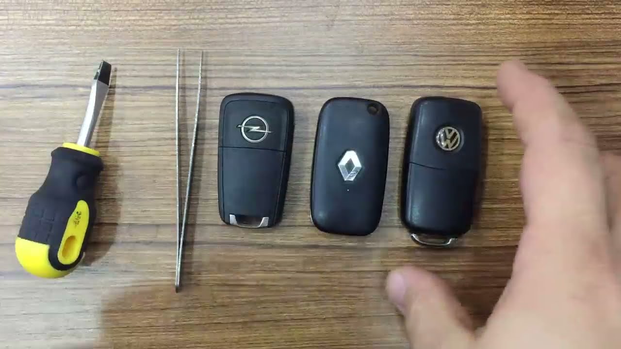 OTOMOBİL ANAHTAR PİL İ NASIL DEĞİŞTİRİLİR. OPEL, VOLSKWAGEN, RENAULT