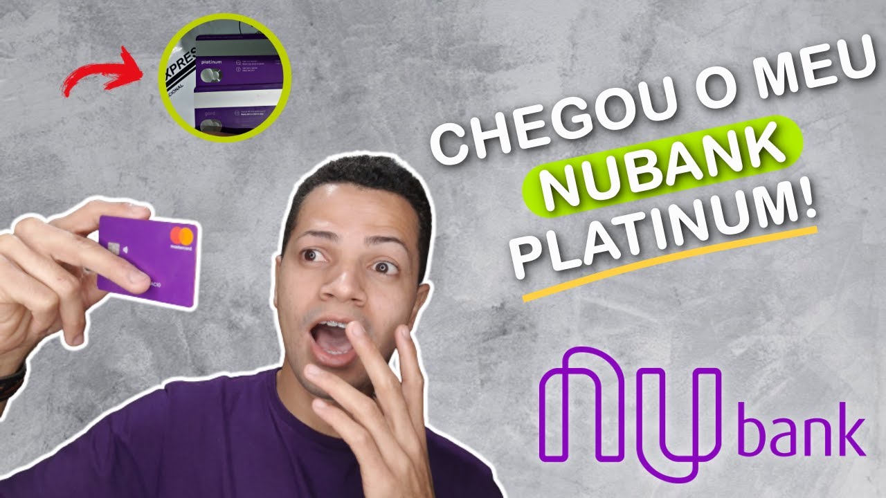 Unboxing Cart&atilde;o Platinum Mastercard Nubank - #SOUNU ( Cart&atilde;o de Cr&eacute;dito Gold x Platinum Nubank )