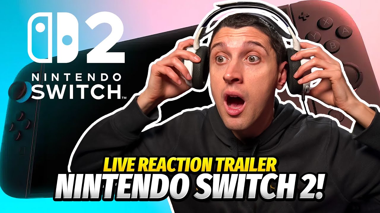 LIVE REACTION TRAILER NINTENDO SWITCH 2!