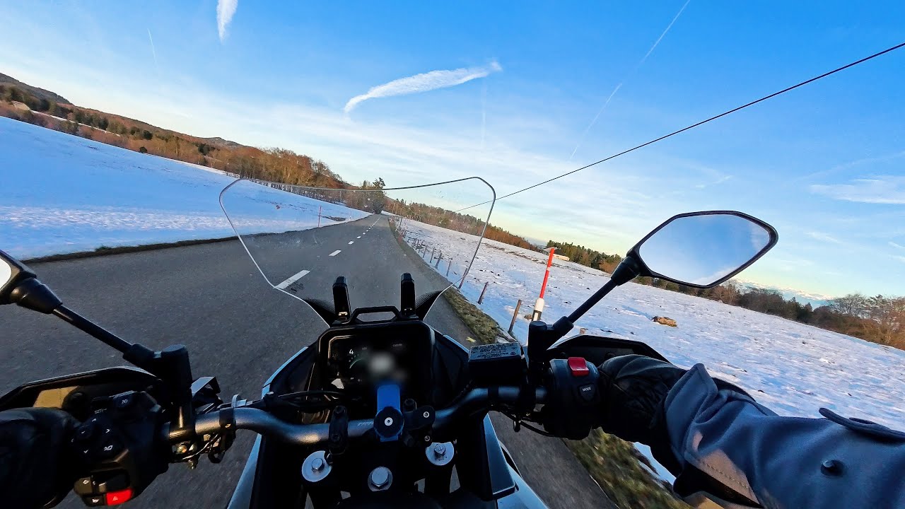 Afternoon Winter Ride | YAMAHA Tracer 7 GT + RAW Sound