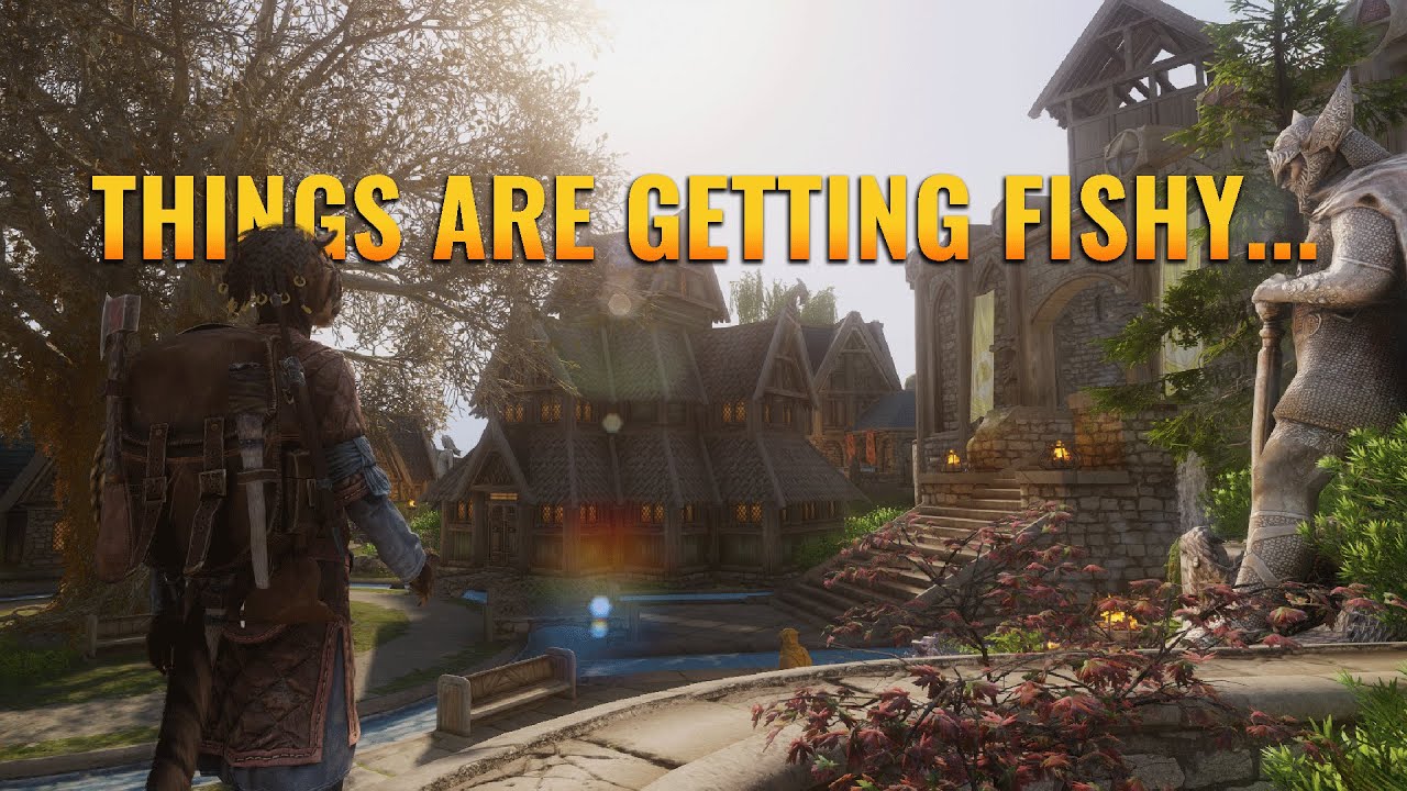 THINGS ARE GETTING FISHY... | 1,300+ Skyrim Mods - Lyra Wabbajack Modlist