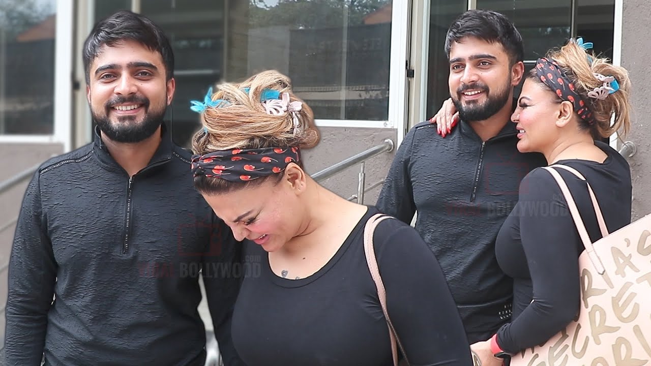 When Rakhi Sawant boyfriend Adil MEET Bollywood Celebrities at IIFA | The way they LOVE each Other