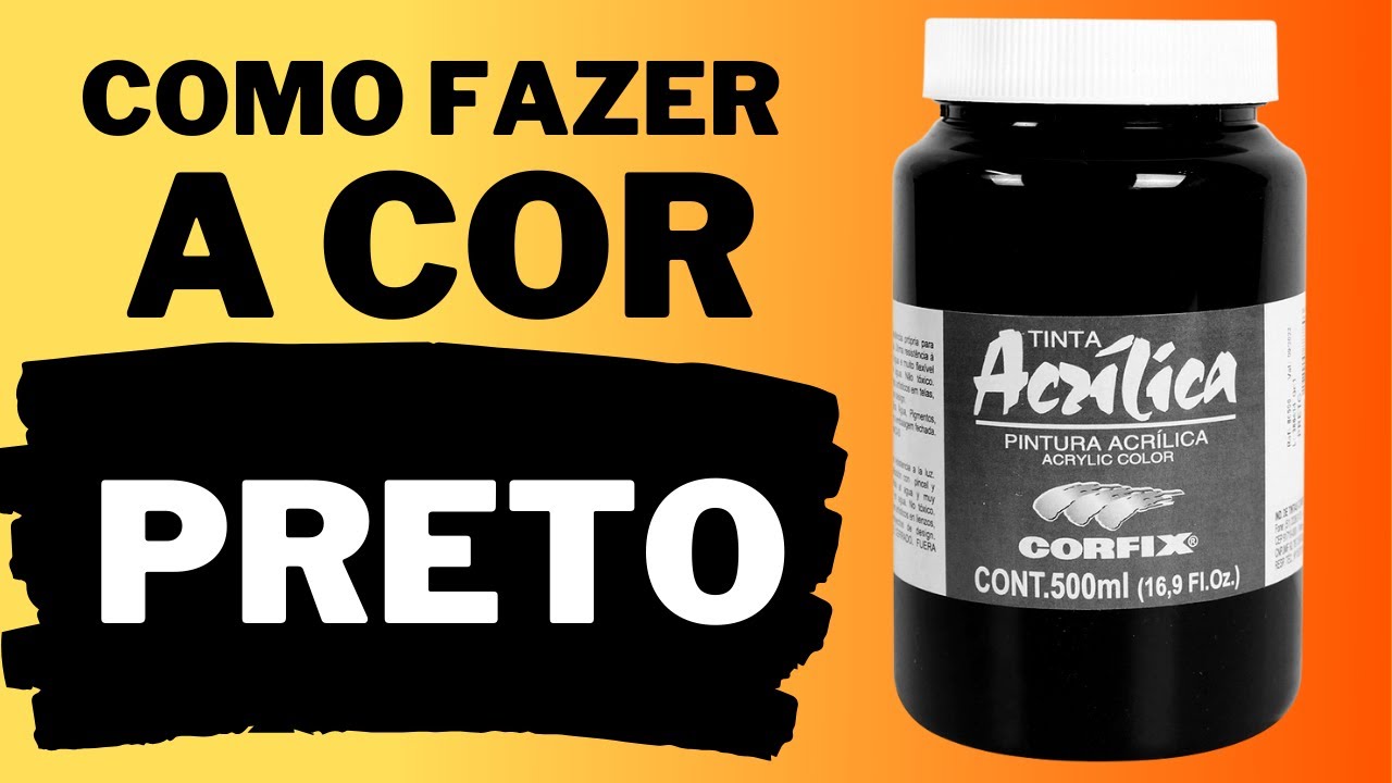 Como fazer a Cor Preto Cromático Para Pintar em tela Quadros Marcio Monteiro Curso de Pintura