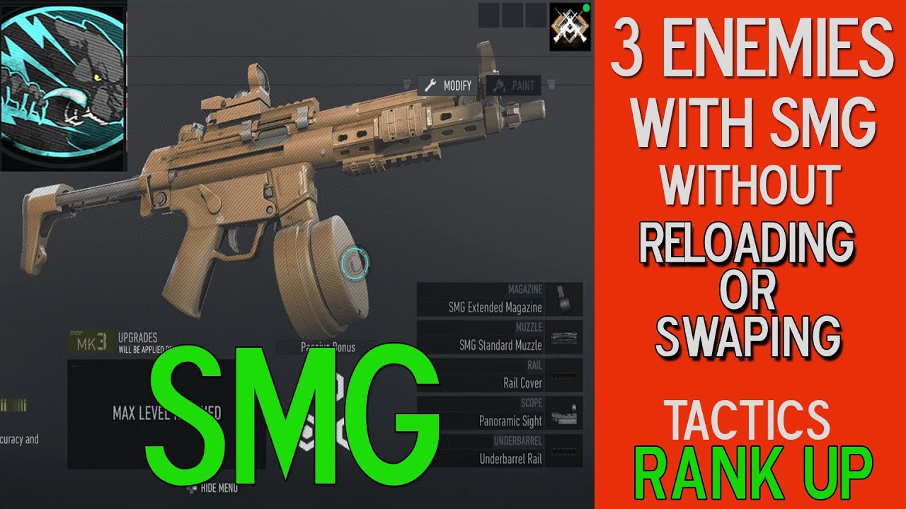 Killing 3 Enemies Without Reloading or Swaping (SMG) Tactics Rank Up _Ghost Recon Breakpoint