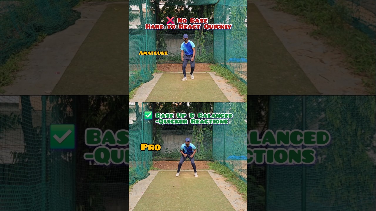 Amateur vs Pro: Fielding Position Secrets 🏏 | Cricket Tips for Faster Reactions