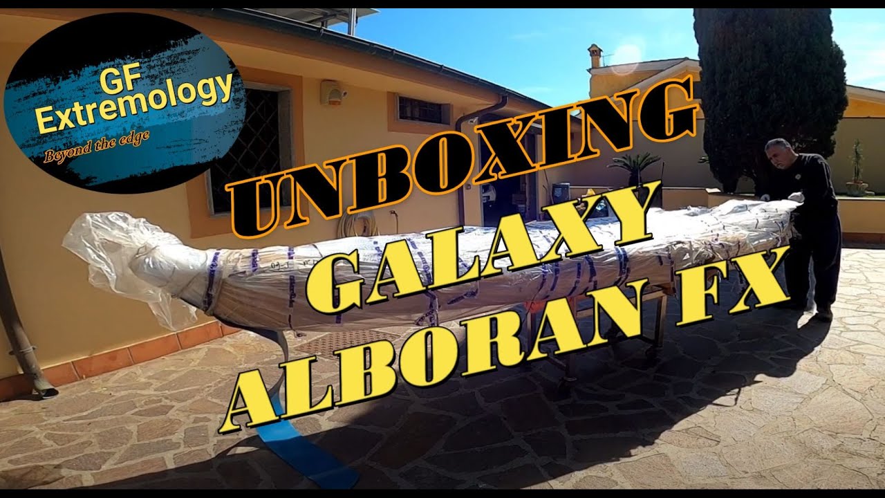 KAYAK FISHING - GALAXY ALBORAN FX UNBOXING n°1