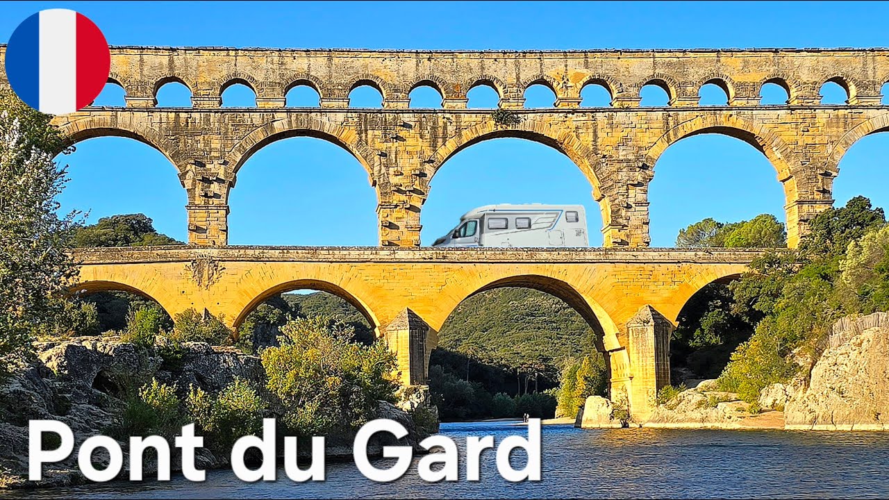 We visit Pont du Gard, one of the worlds best kept aqueducts built 2000 years ago
