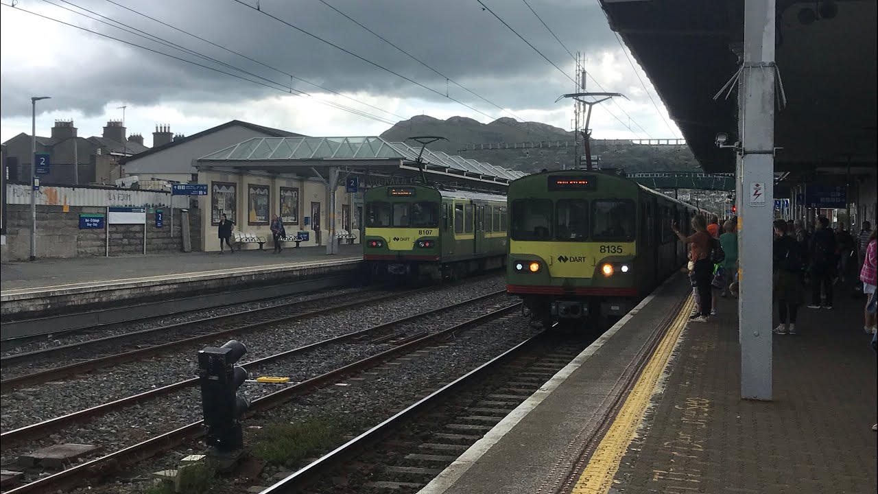 DART trains around the Dublin area (August 2023)