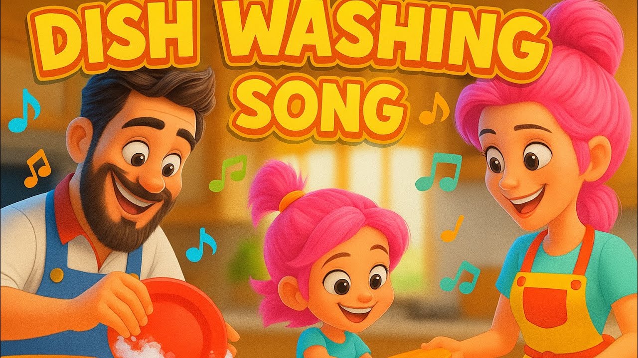 Wash the Dishes Song | Fun Kids Cleaning Rhyme