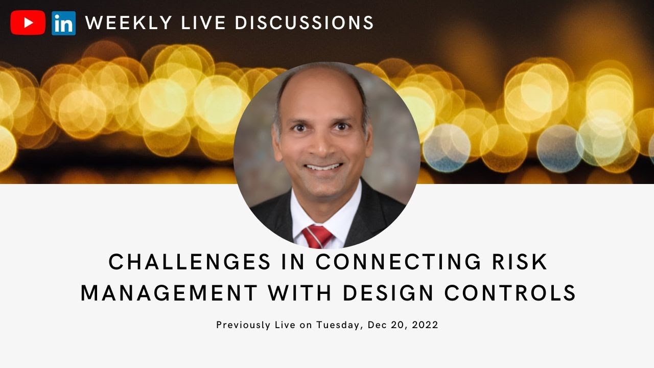 Challenges in connecting risk management with design controls