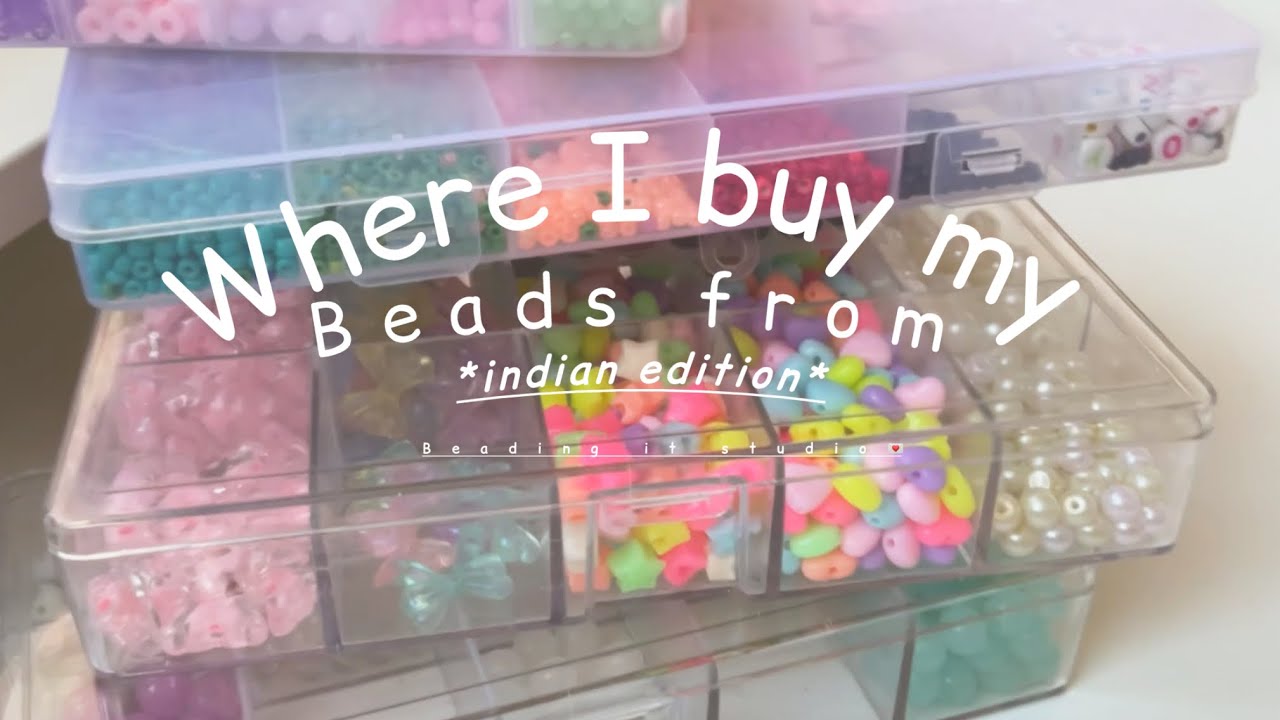 Where I buy my beads from 👏🏼 *indian edition * | Beadingit studio 💌