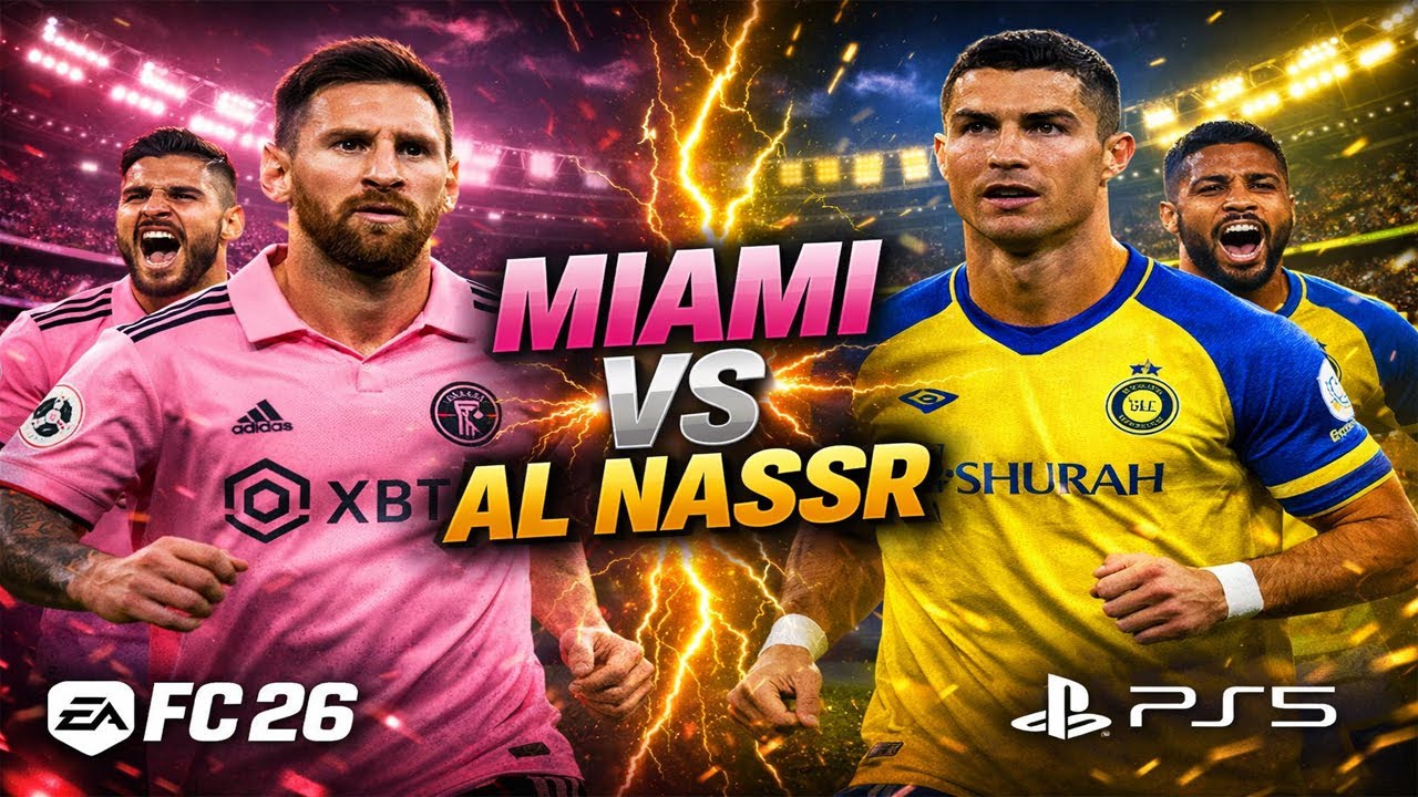 Messi vs Ronaldo in FC 26 😱 | Inter Miami vs Al Nassr | PS5