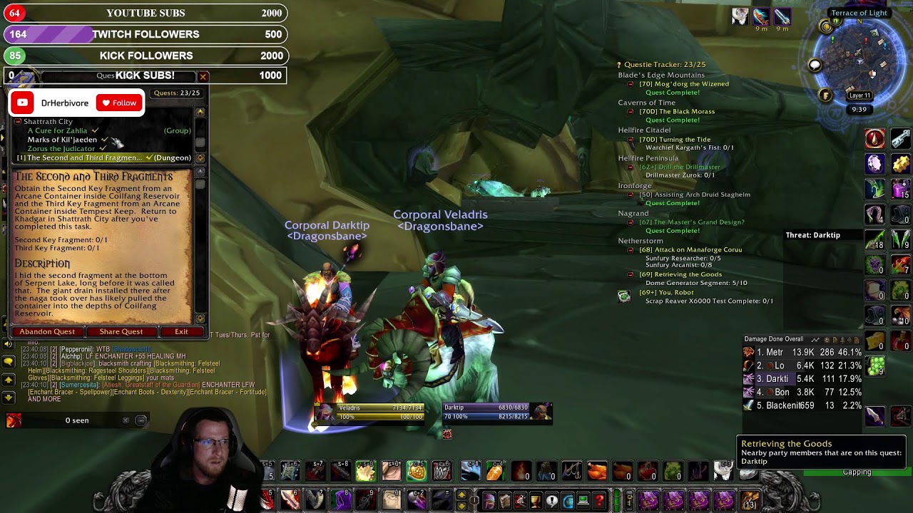 Sunday TBC Grind Sesh - Chillin, Questing, Ganking.