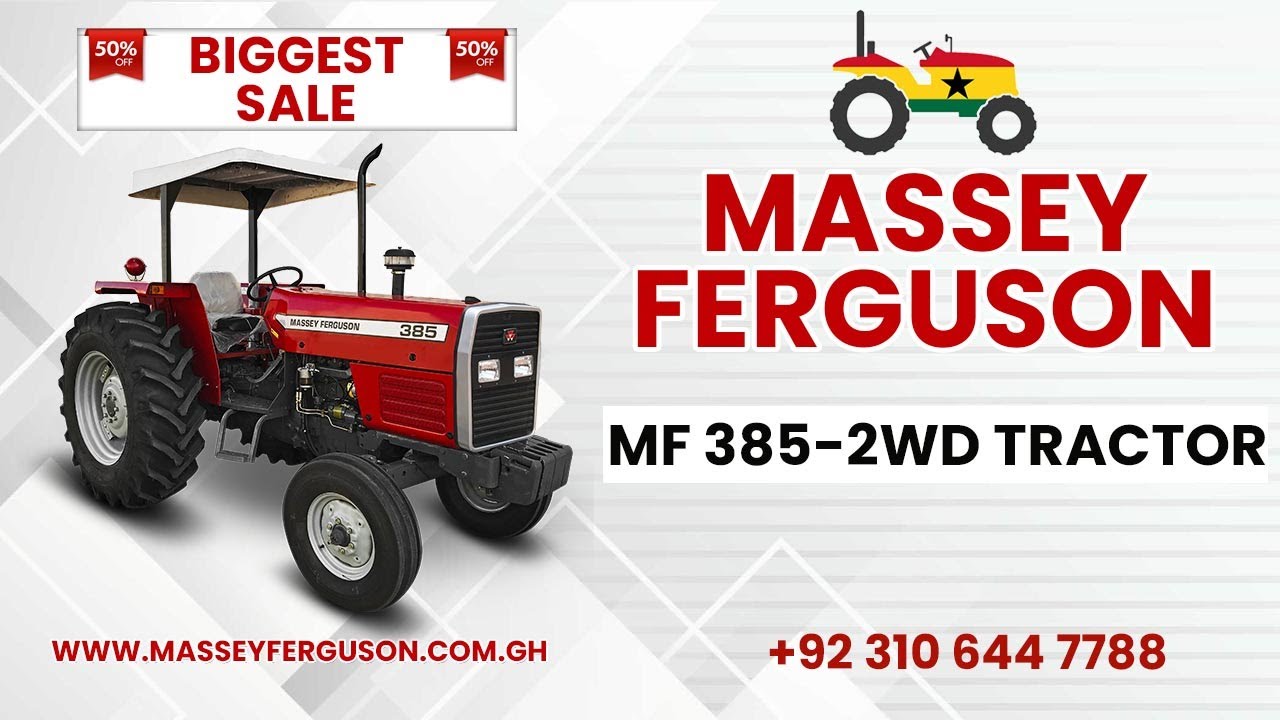 Massey Ferguson MF 385-2WD - 85HP Tractors For Sale in Ghana - Massey Ferguson Tractors Ghana