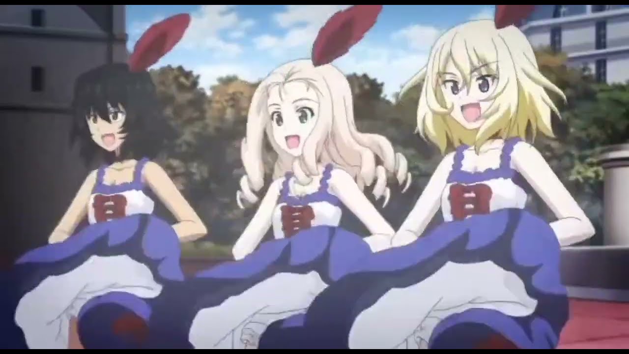 Girls und Panzer Can-Can Dance