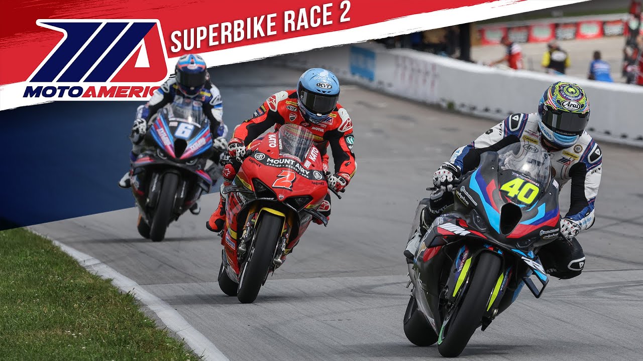 Steel Commander Superbike Race 2 в Мид-Огайо 2024 — ПОЛНЫЙ ВИДЕО ГОНКИ | MotoAmerica