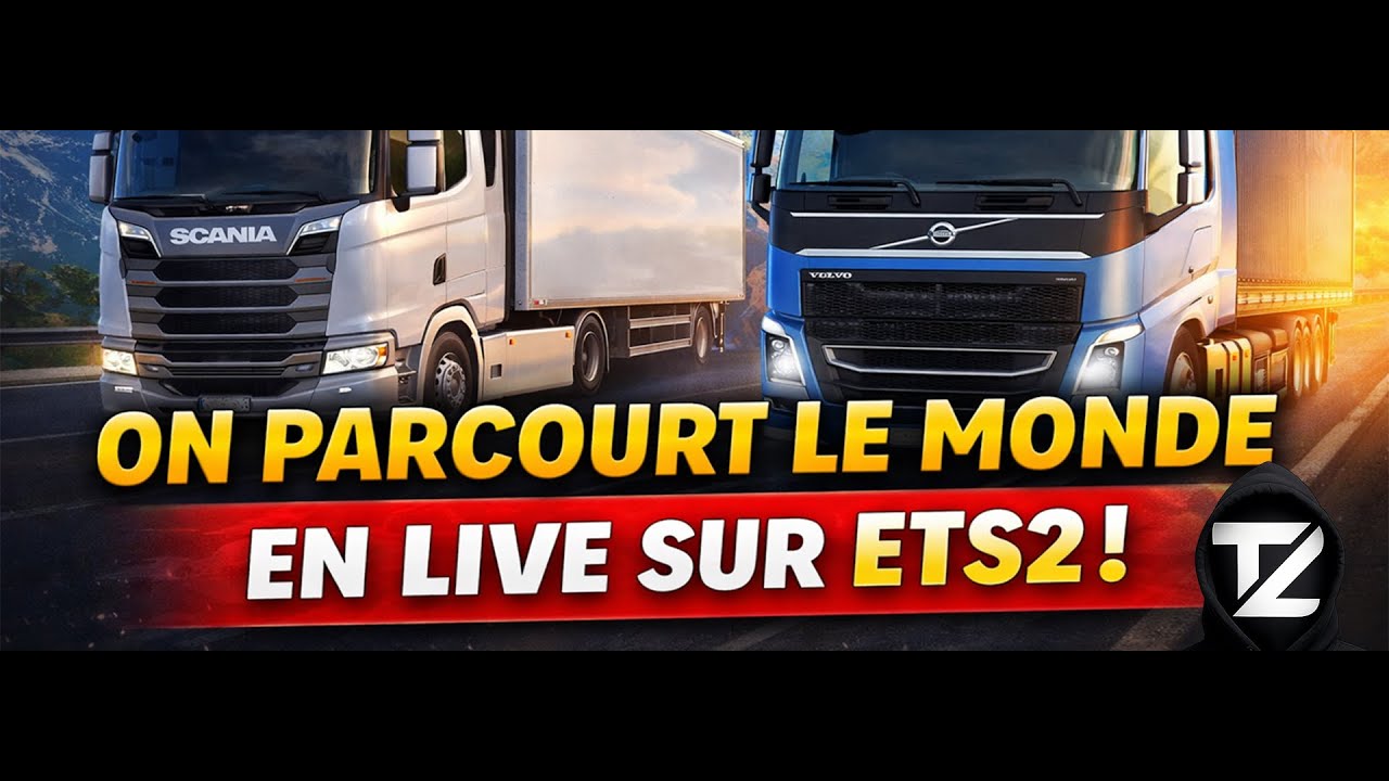 ETS2 TruckersMP 🚛 | On parcourt le monde !