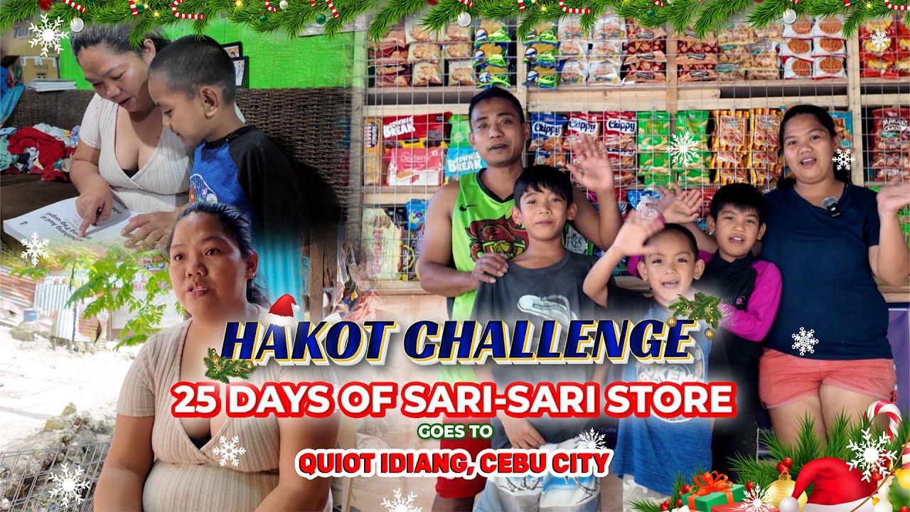 HAKOT CHALLENGE SARI SARI STORE WINNER FROM QUIOT IDIANG, CEBU CITY 🎁🎄| MARICEL P  TULFO