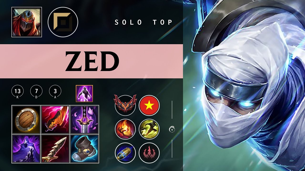 Zed Top vs Azir - VN Grandmaster Patch 26.01