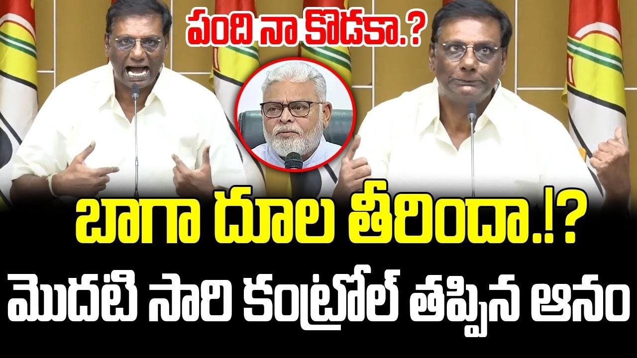 ముసలి నా కొడకా..?బాగా దూల తీరిందా.!? Anam Venkata Ramana Reddy Satirical Comments on Ambati  | AP
