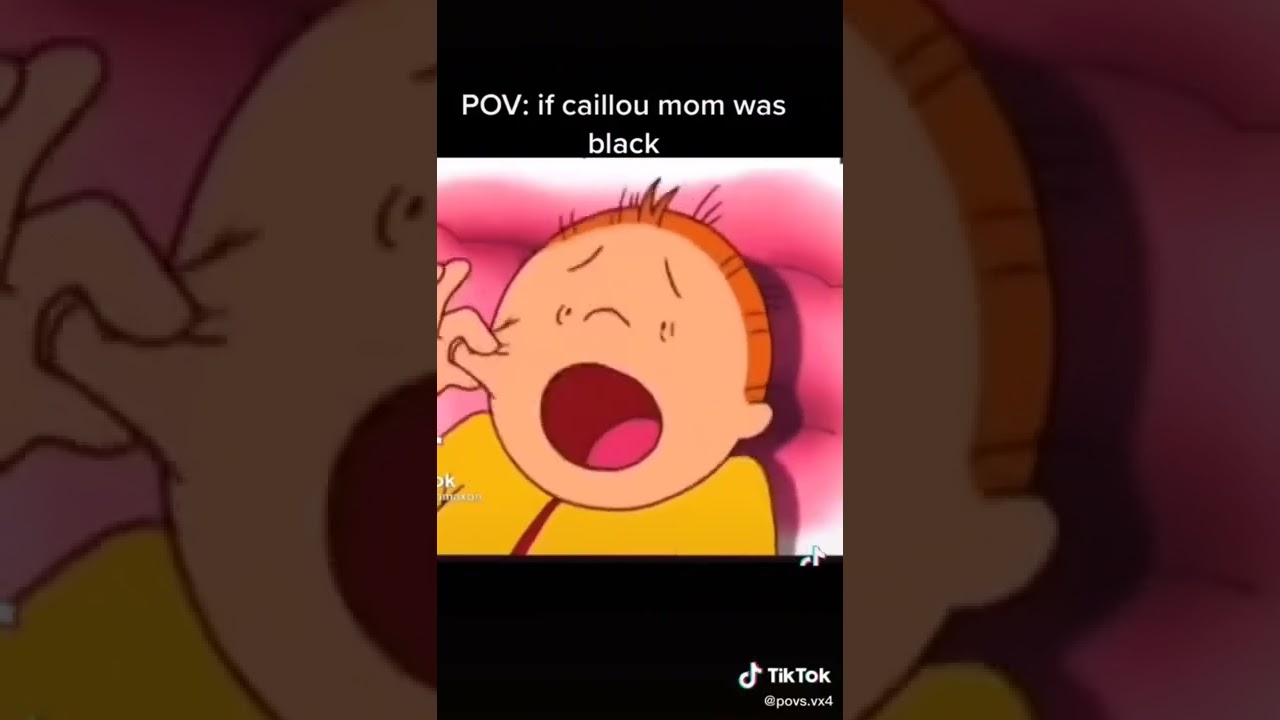 if caillou had black  parents