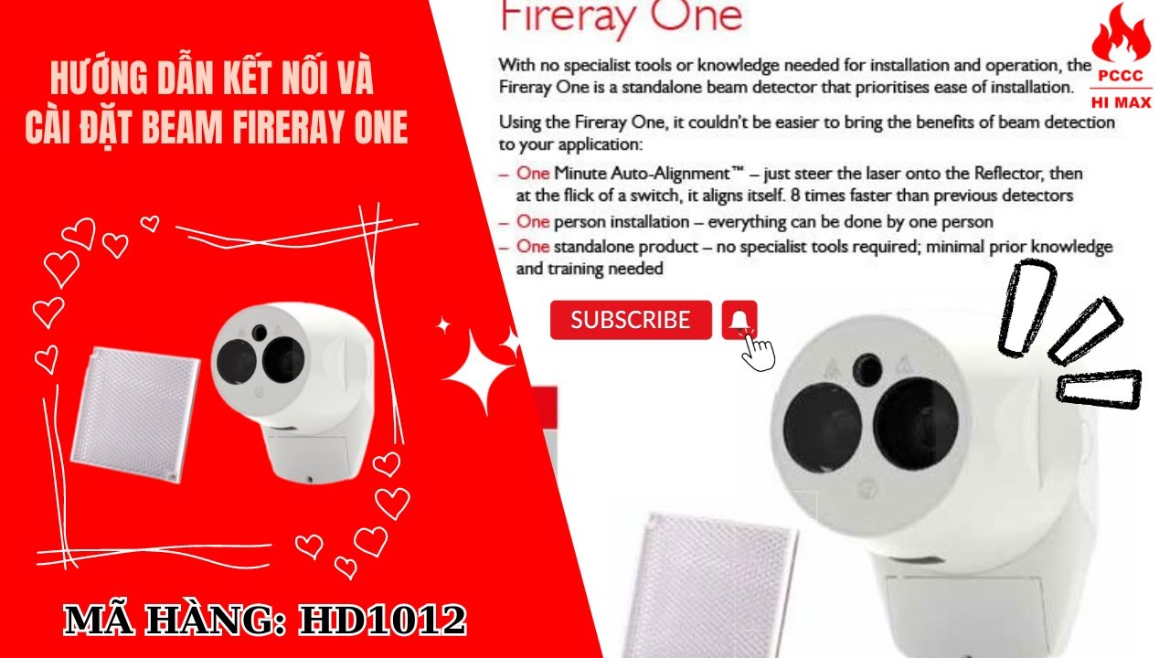 Hướng dẫn kết nối và cài đặt beam Fireray One (하이맥스 소방 베트남)