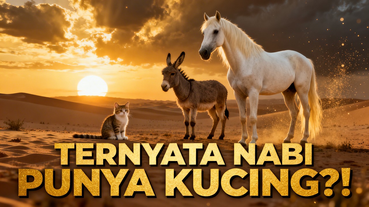 TERNYATA Nabi Muhammad Punya Kucing?! Ini 6 Hewan Kesayangan Beliau 🐎🐱