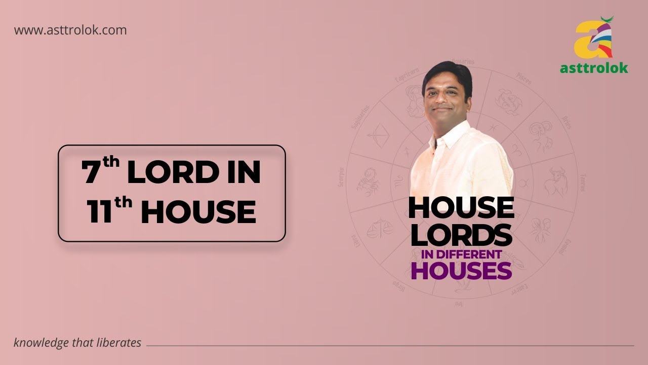 7th lord in 11th house in Astrology | सप्तम भाव का स्वामी एकादश भाव में |  7th lord in 11th house