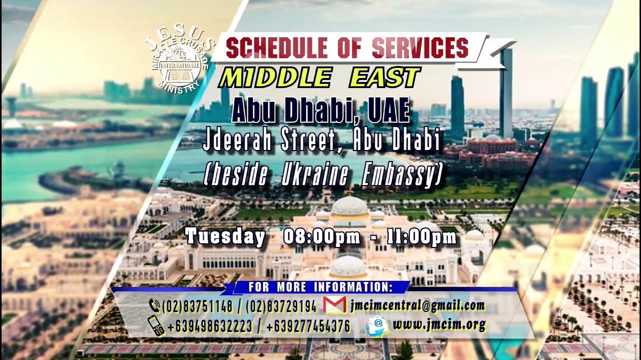 Watch!!! JMCIM Central Live Streaming of  FRIDAY SERVICE | JULY 05,  2024.
