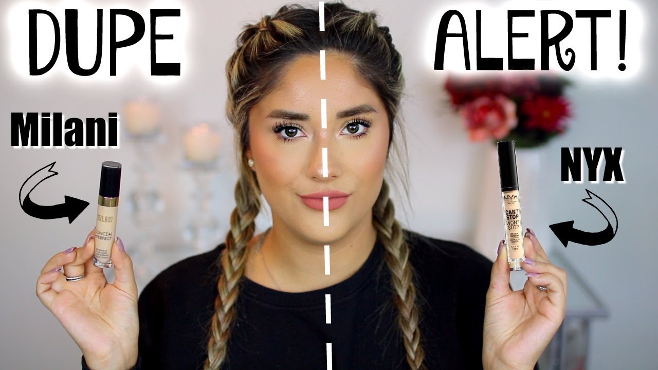 NEW MILANI CONCEALER VS NYX CAN'T STOP WON'T STOP | Review + Comparison