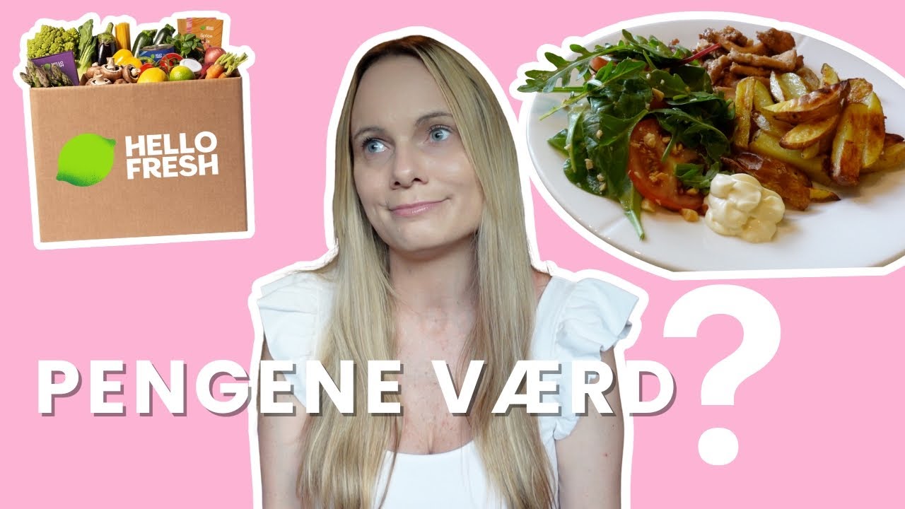 VI PRØVER MÅLTIDSKASSER FRA HELLO FRESH│VORES ÆRLIGE VURDERING│PENGENE VÆRD? LOUISE SOPHIA♡