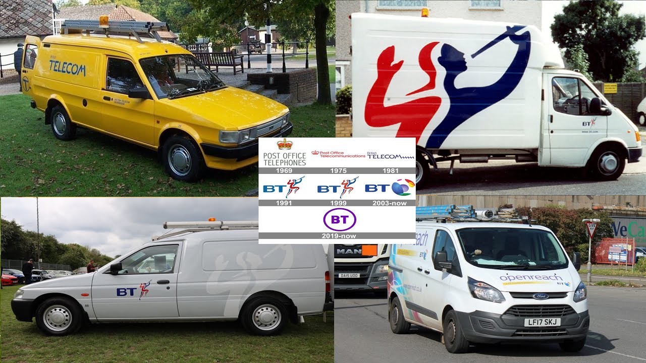 BRITISH TELECOM WORKERS AND THEIR VEHICLES  BT / OPENREACH