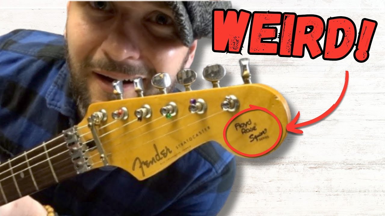 Weird Fender Stratocaster Floyd Rose Squier Series Japan Review