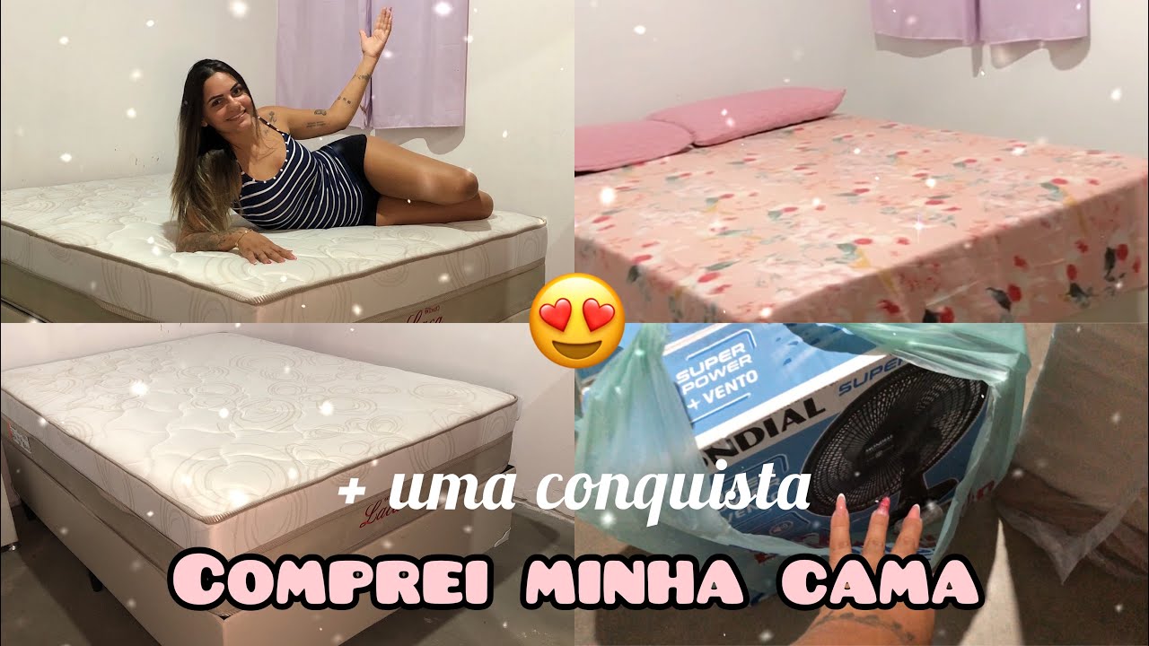 COMPREI MINHA CAMA NOVA ♥️😍