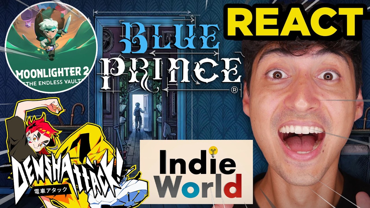 BLUE PRINCE NO SWITCH 2!! REACT INDIE WORLD | Nintendo Direct Indie World 03.03.2026