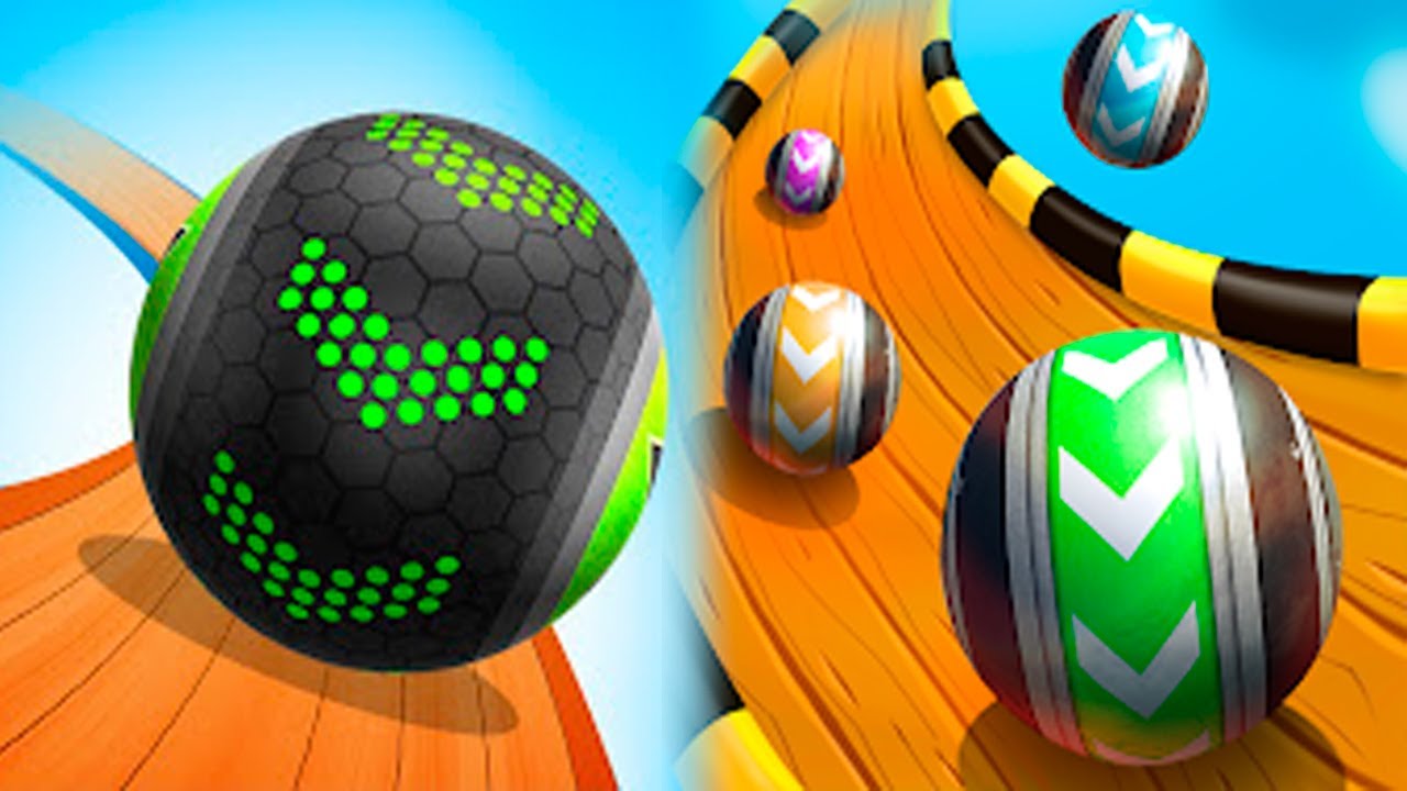 Going Balls vs Sky Ball Racing - Rolling Balls Scrolling in the Sky