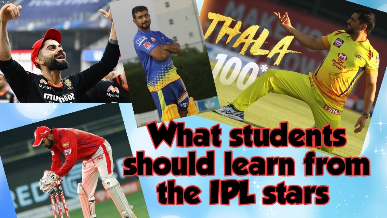 How can IPL cricketers inspire students? Cricket-meets-Academics Motivational Video by T S Sudhir