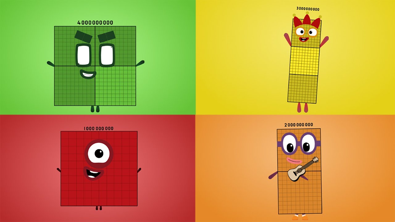Ultimate - TEAM Numberblocks Band (1-2-3-4-1B-2B-3B-4B) Mashup -Performing New 2024