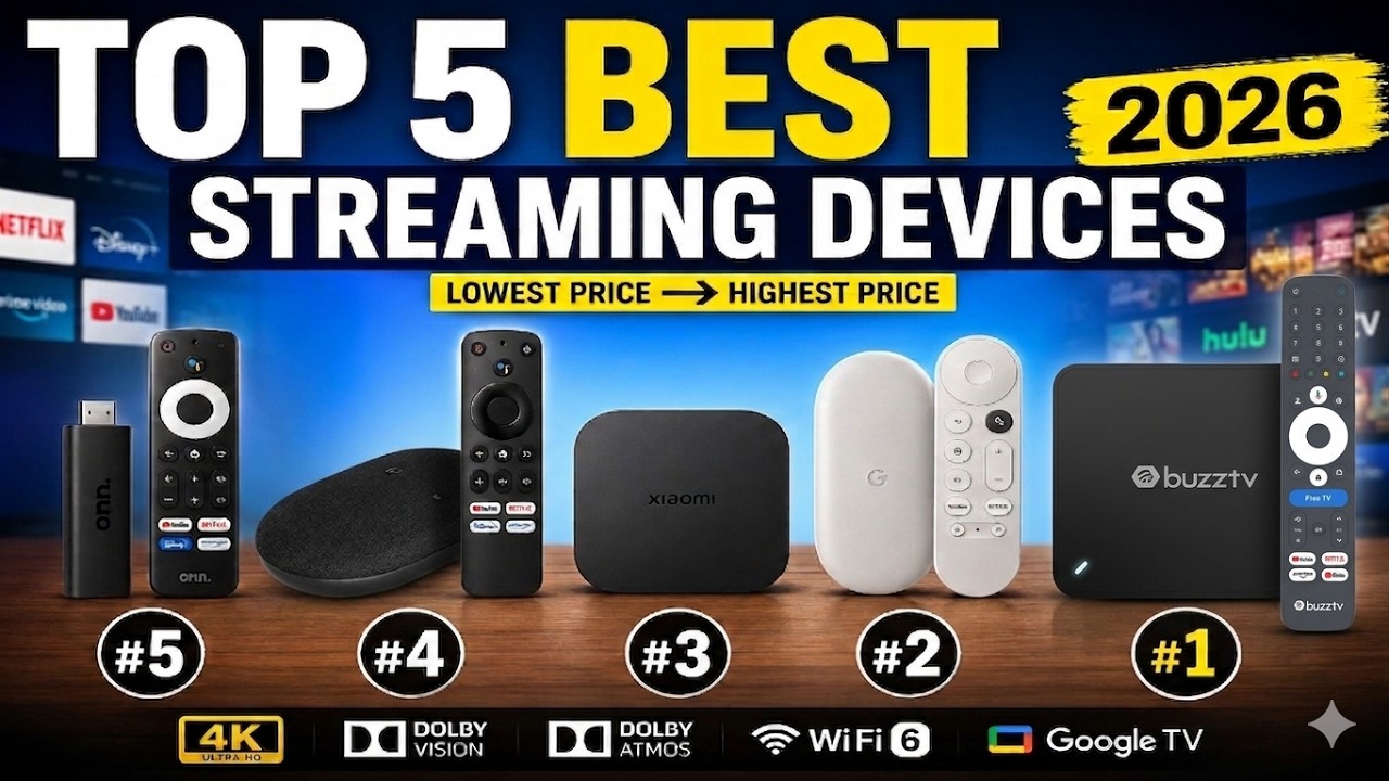 Top 5 Best Streaming Devices of 2026