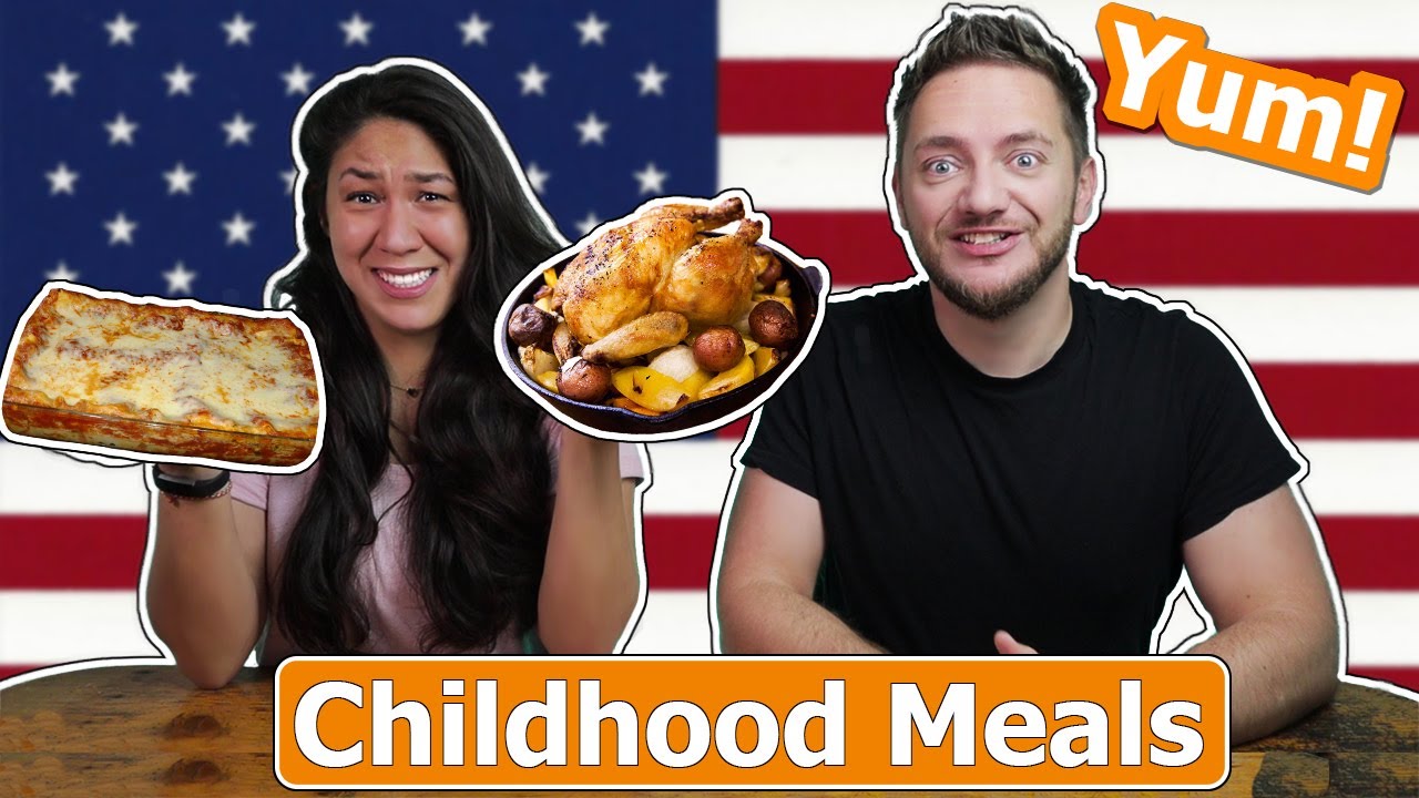 German Husband Reacts to My Childhood Meals! (American Wife)