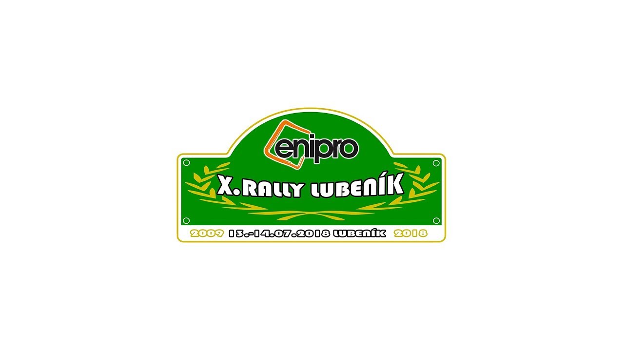 ENIPRO 10. Rally LUBENIK 2018 (rel&aacute;cia)