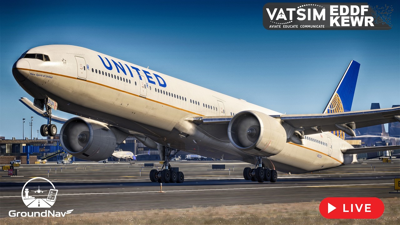 🔴UNITED B777 | Frankfurt &rarr; Newark &rarr; Los Angeles | 3-Leg Transatlantic Journey | MSFS 2024 LIVE